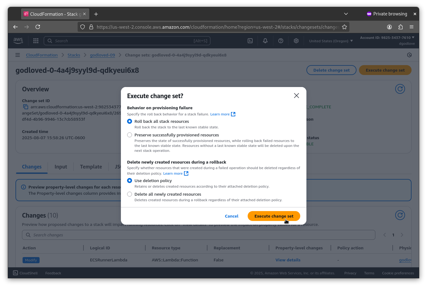 Review and Select Retention and Rollback Policies
