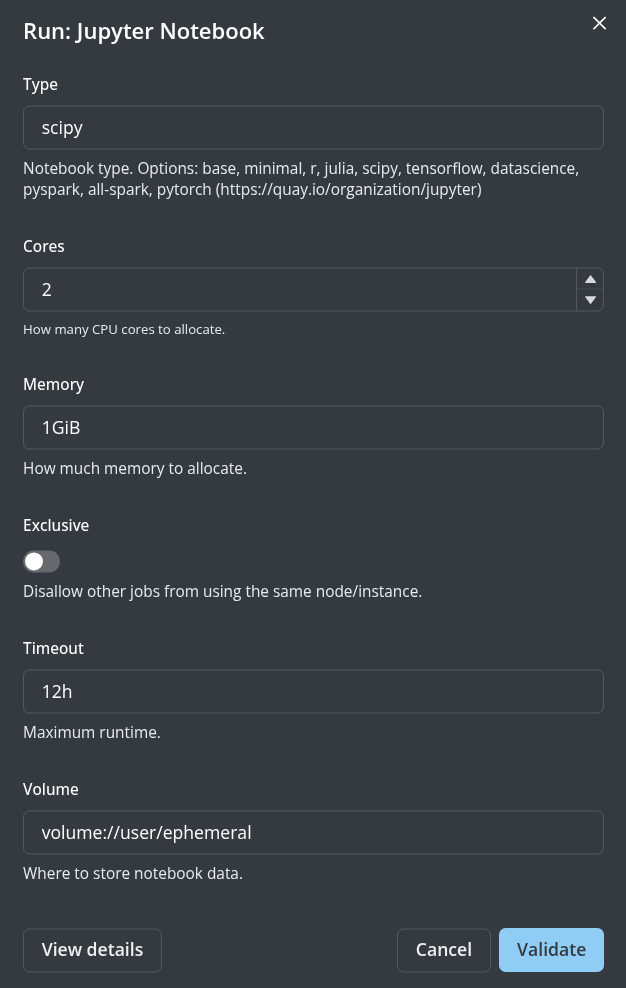 Jupyter Notebook template parameters to modify and validate generated Fuzzfile