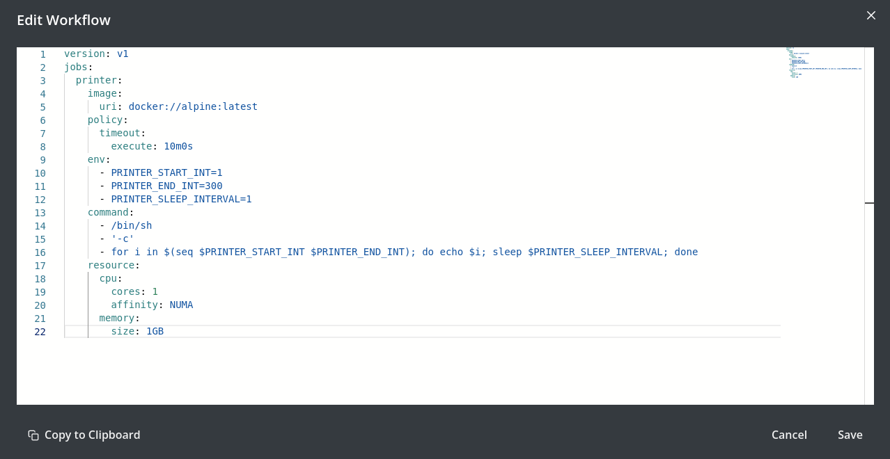 Fuzzball editor copied and pasted printer workflow